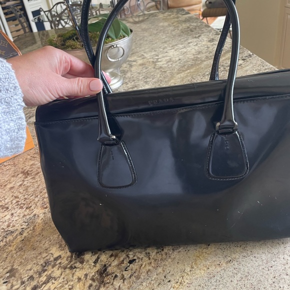 Prada Patent Tote - Picture 3 of 9